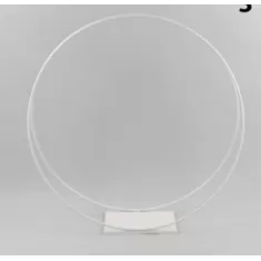 CERCHIO DOPPIO FERRO Ø90BIANCO