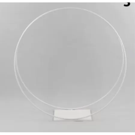 CERCHIO DOPPIO FERRO Ø90BIANCO