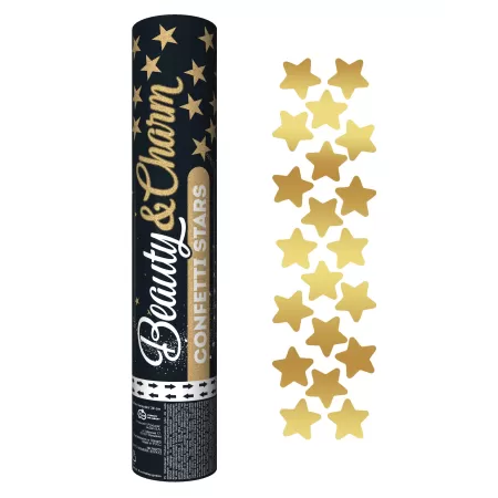 SPARACORIANDOLI STELLE ORO GOLD 30 Cm