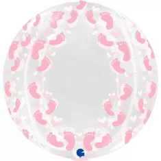 19" GLOBE PIEDINI ROSA