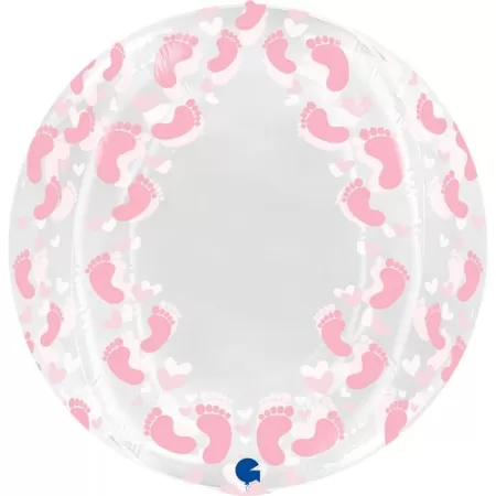 19" GLOBE PIEDINI ROSA