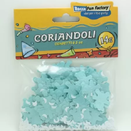 CORIANDOLI TAVOLO ORSETTO CELESTE