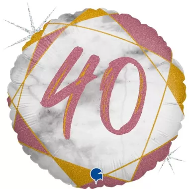 18" 40 ANNI MATE ROSE GOLD