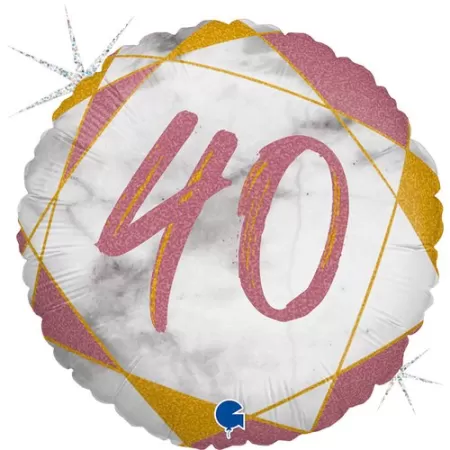 18" 40 ANNI MATE ROSE GOLD