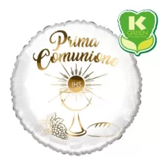 18" COMUNIONE BIANCO K-GREEN