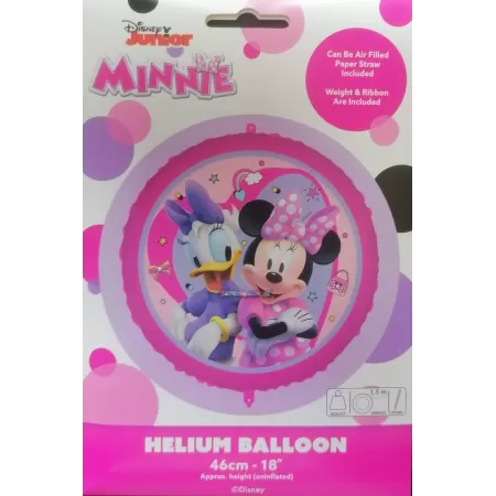 18" MINNIE CON CANNUCCIA PESETTO E NASTRINO