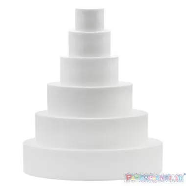 BASE TORTA TONDA POLISTIROLO 45x5