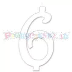 CANDELA cm.10 BIANCO 6