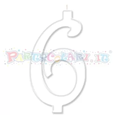 CANDELA cm.10 BIANCO 6