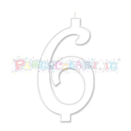 CANDELA cm.10 BIANCO 6