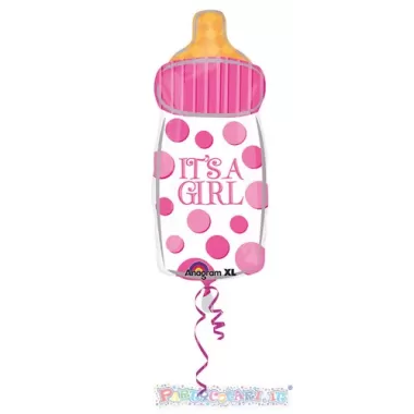 JR SHAPE BIBERON  POIS FUCSIA