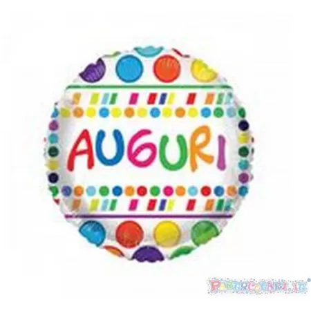 18" AUGURI POIS E STRISCE