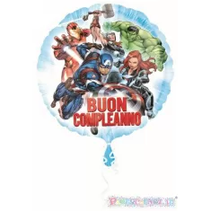 18" AVENGERS BUON COMPLEANNO