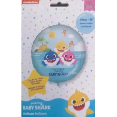 18" BABY SHARK CON CANNUCCIA PESETTO E NASTRINO 2