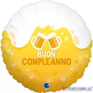 18" BUON COMPLEANNO BIRRA