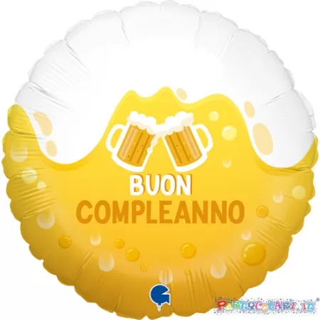 18" BUON COMPLEANNO BIRRA