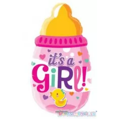 JR SHAPE BIBERON IT'S A GIRL ROSA 2