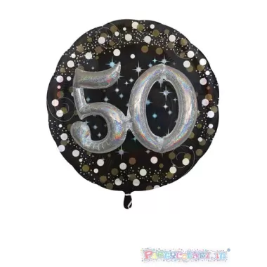 MULTI BALLOON 50 ANNI  NERO