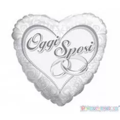 SS CUORE OGGI SPOSI ANELLI ARGENTO 2