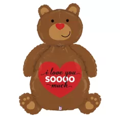 SUPER DIMENSIONAL LOVE BEAR 4' 2