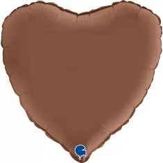 18" CUORE CIOCCOLATO