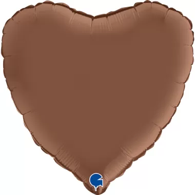 18" CUORE CIOCCOLATO