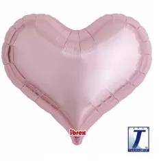 25"JELLY HRT MET LIGHT PINK