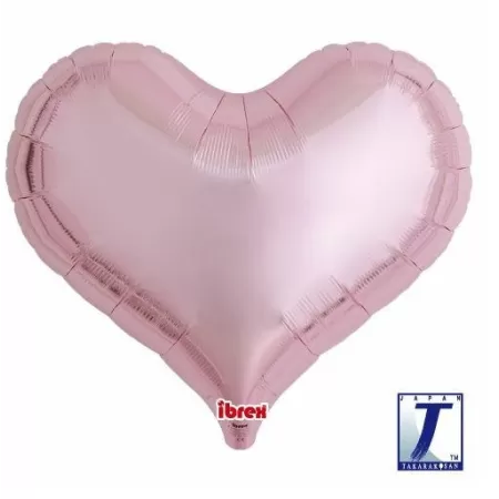 25"JELLY HRT MET LIGHT PINK