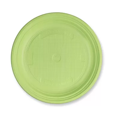 PIATTO DESSERT VERDE LIME NAT-BIO 25 pz.