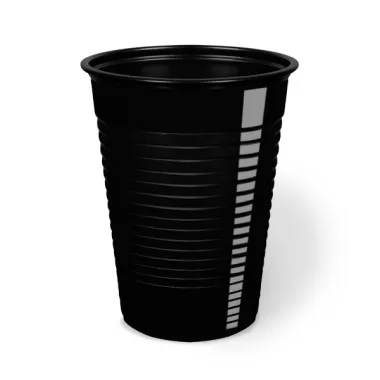 BICCHIERI NERO NAT-BIO 200 ml.  50 pz.