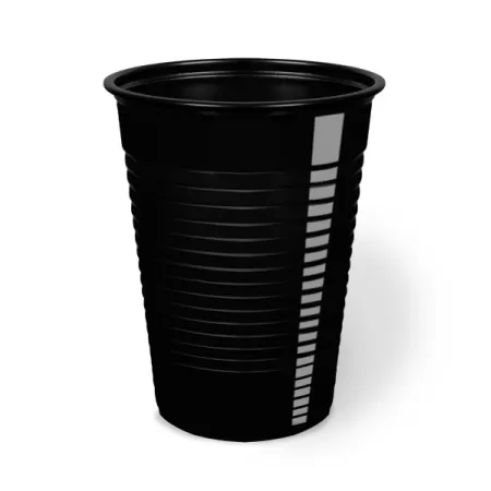 BICCHIERI NERO NAT-BIO 200 ml.  50 pz.