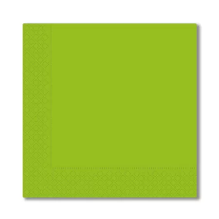 TOVAGLIOLI 33X33 2 VELI VERDE LIME pz.40