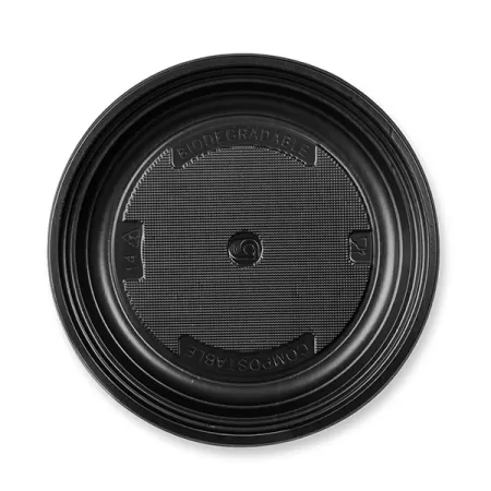 PIATTO PIANO NERO NAT-BIO 15 pz.