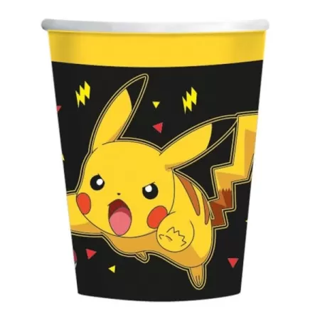 BICCHIERI POKEMON IN CARTA 237 ml. 8 pz.