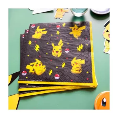 TOVAGLIOLI POKEMON 33X33 cm. 16 pz.