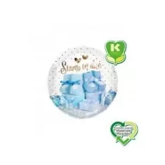 18" SIAMO IN DUE CELESTE