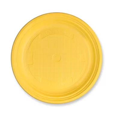 PIATTO DESSERT GIALLO NAT-BIO 25 pz.