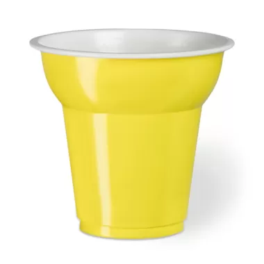 BICCHIERINI GIALLO NAT-BIO 70 ml.  50 pz.