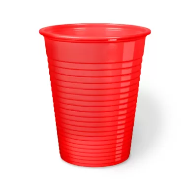 BICCHIERI ROSSO NAT-BIO 200 ml.  50 pz.