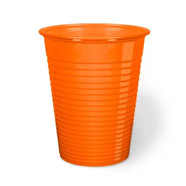 BICCHIERI ARANCIO NAT-BIO 200 ml.  50 pz.