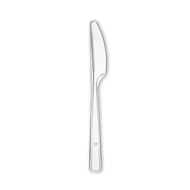 COLTELLI TRASPARENTI RIUTILIZZABILI  20 pz.