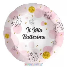 18" IL MIO BATTESIMO PINK