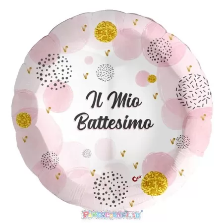 18" IL MIO BATTESIMO PINK