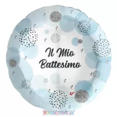 18" IL MIO BATTESIMO BLUE