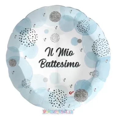 18" IL MIO BATTESIMO BLUE