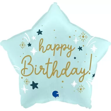 18" STELLA BLUE BIRTHADAY
