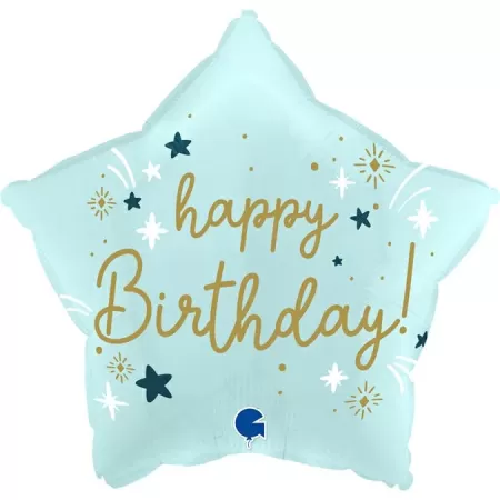 18" STELLA BLUE BIRTHADAY