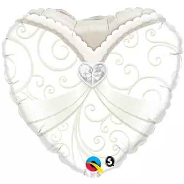 18" ABITO SPOSA CUORE DIAMANTE