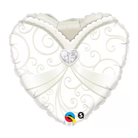 18" ABITO SPOSA CUORE DIAMANTE