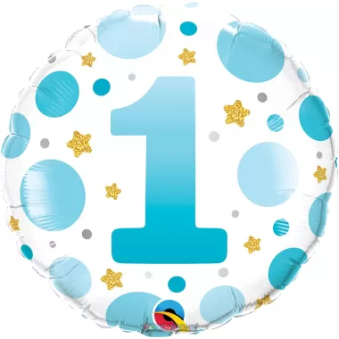 18" 1° COMPLEANNO POIS CELESTE